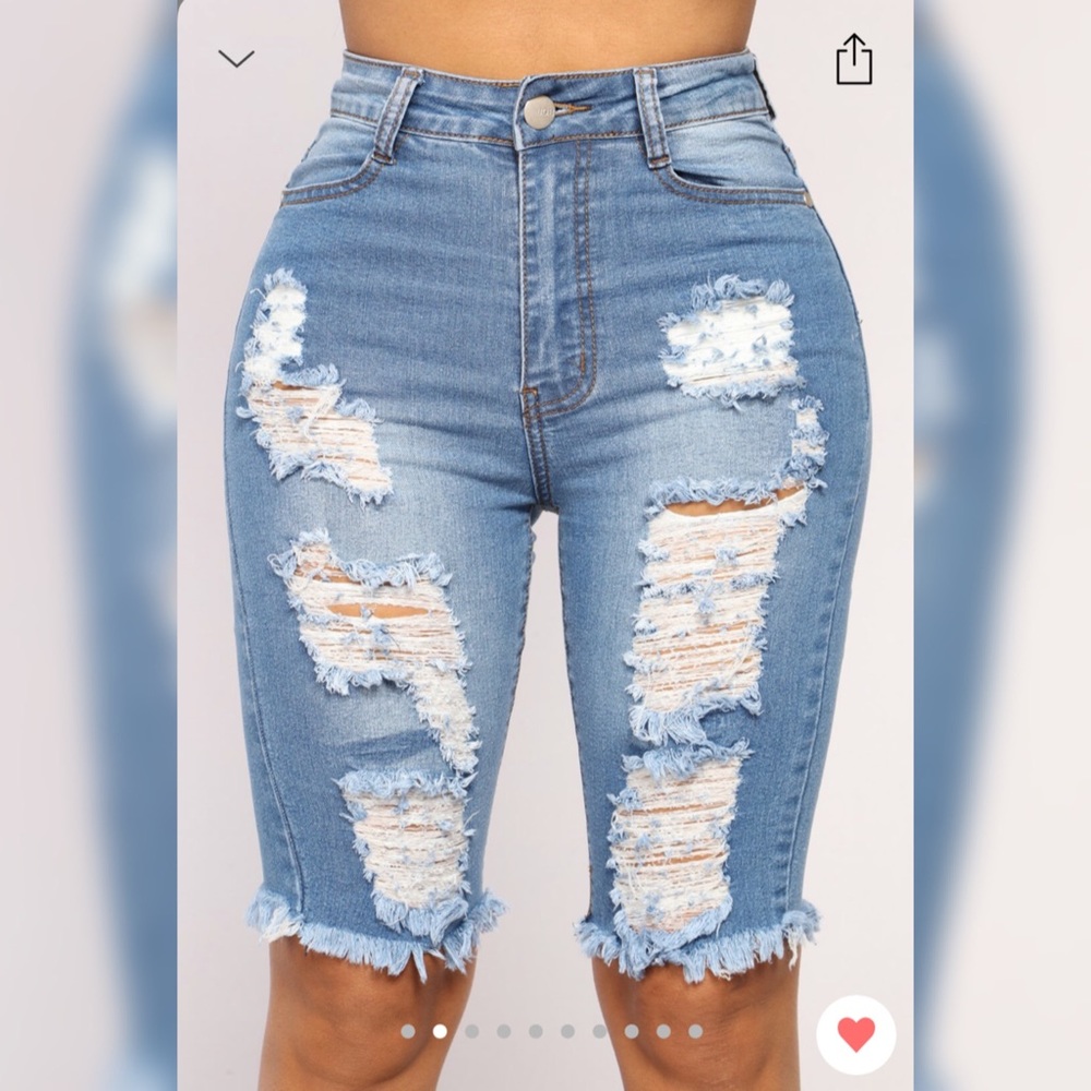 Fashion Nova Jean shorts